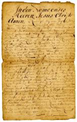 Probated will of Jacobus Hegeman, 1741