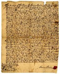 Probated will of Abraham Boelen, 1742