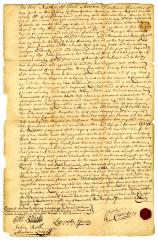 Probated will of William Chambers, 1742