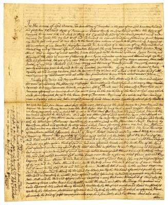 Probated will of Richard Betts, 1742