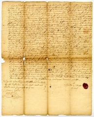 Probated will of Charles Mott, 1741