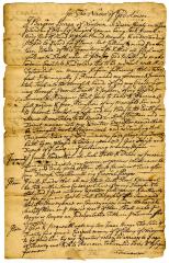 Probated will of Burgoon Burga, aka Bragoon Bragaw, 1742