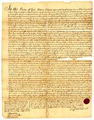Probated will of Elizabeth Deforest, 1742