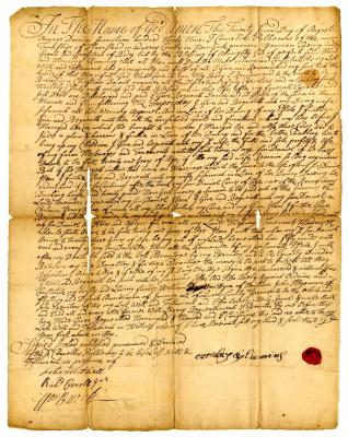 Probated will of Cornelius Polhemus, 1741
