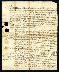 Probated will of Thomas Griffith, 1742