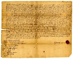 Probated will of Samuel Windes, 1742-1743