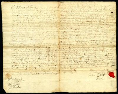 Probated will of John Griffith, 1742