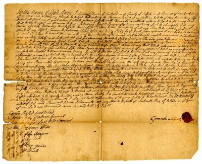 Probated will of Samuel Windes, 1742-1743