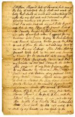 Probated will of William Shepard, 1742