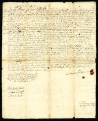 Probated will of Joseph Hildreth, 1742