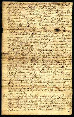 Probated will of Junis Polhemius, 1743