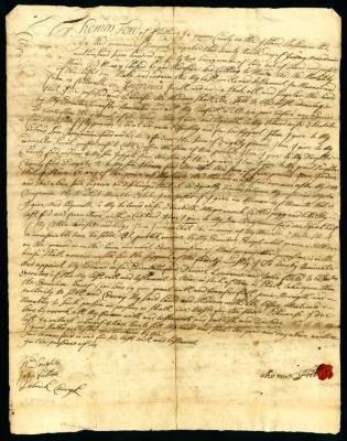 Probated will of Thomas Ford, 1743