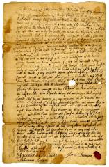 Probated will of Joris Remson, 1743