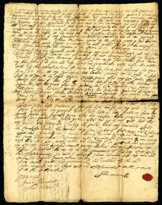 Probated will of John Merril, 1743