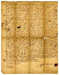 Probated will of Robert Bowne, 1743