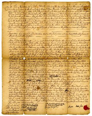 Probated will of Rem Remson, 1743