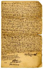 Probated will of William Cornell, 1743