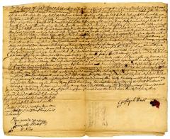 Probated will of Joseph Hull, 1743