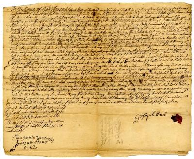 Probated will of Joseph Hull, 1743
