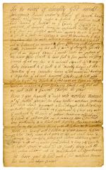 Probated will of Deliverance Reeves, 1743
