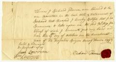 Probated will of Richard Mott, 1743