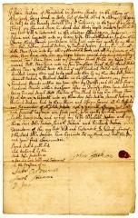 Probated will of John Jackson, 1743