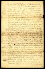Probated will of Isaac Mercier, 1743