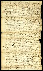 Probated will of John Aboyneau, 1744