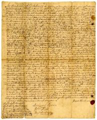 Probated will of Joseph Hinchman, 1744