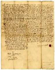Probated will of Daniel Knapp, 1744