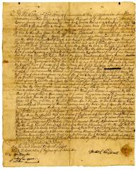 Probated will of Daniel Birdsall, 1744