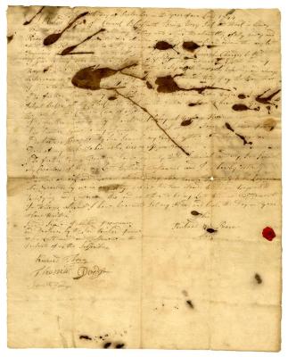Probated will of Richard Pearce, 1744