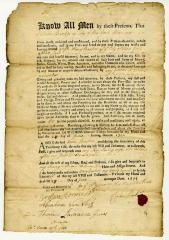 Probated will of John Barker, 1744