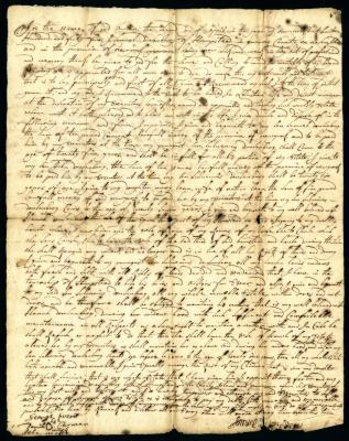 Probated will of Samuel Duesenbury, 1744
