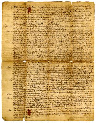 Probated will of Moses Fowler, 1744