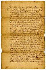 Probated will of Jacob TenEyck, 1743