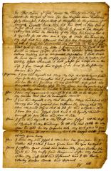 Probated will of Joseph Hall, 1744