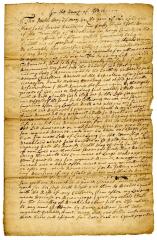 Probated will of John Bennet, 1744