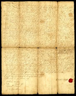 Probated will of Edmond Mott, 1744