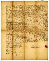 Probated will of David Vallintine, 1743