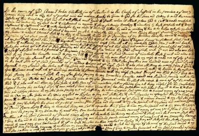 Probated will of John Tuthill, 1743