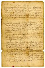 Probated will of John Muckfarling, 1744