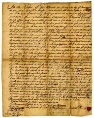 Probated will of Jeremiah Redding, 1744