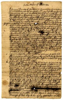 Probated will of Samuel Pumroy, 1744