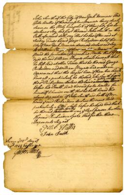 Probated will of George Richardson, 1744