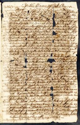 Probated will of Hendrick Wyckhof, 1744