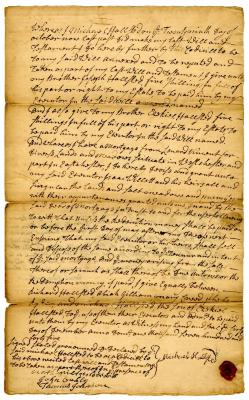 Probated will of Michael Hallsted, 1745