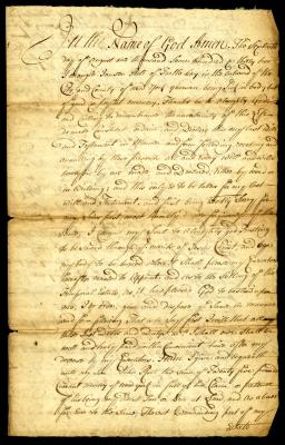 Probated will of Jansen Roll, 1744