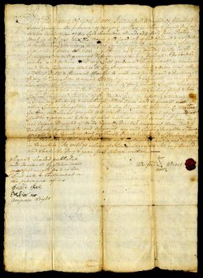 Probated will of Winifred Wright, 1744