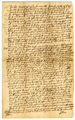 Probated will of Ferdinand Van Sickolon, 1744